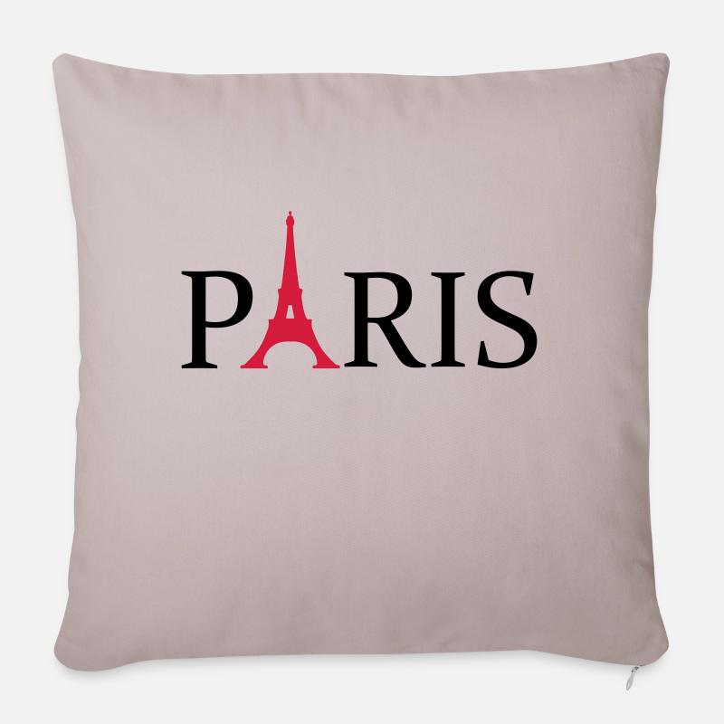 Paris - Sofakissenbezug 45 x 45 cm - helles Taupe