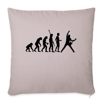 evolution_guitar_112013_a_1c - Housse de coussin décorative 45 x 45 cm - taupe clair - Devant