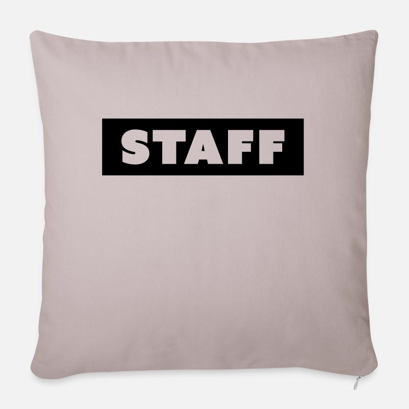 STAFF - Sofakissenbezug 45 x 45 cm - helles Taupe