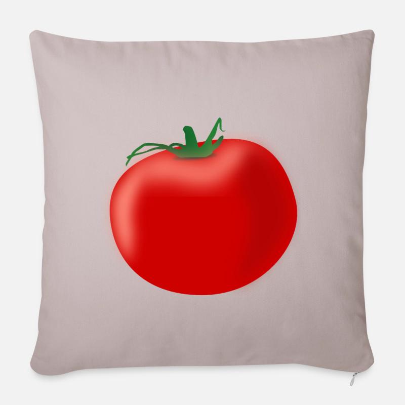 tomate - Sofakissenbezug 45 x 45 cm - helles Taupe