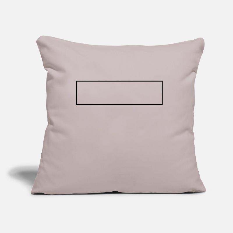 rectangle Housse de coussin décorative 45 x 45 cm