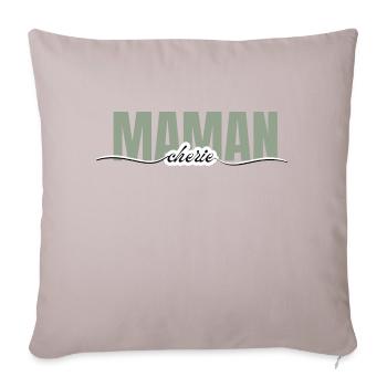 Mommy Darling - Mom Gift - Sofa pillowcase 17,3'' x 17,3'' (45 x 45 cm) - light taupe - Front