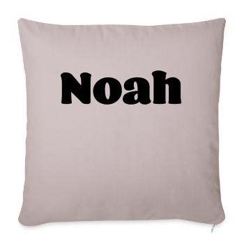 First name Noah Gift - Sofa pillowcase 17,3'' x 17,3'' (45 x 45 cm) - light taupe - Front