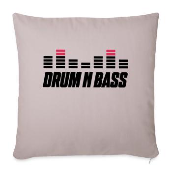 Drum Bass - Housse de coussin décorative 45 x 45 cm - taupe clair - Devant
