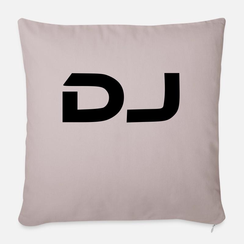 dj - Sofakissenbezug 45 x 45 cm - helles Taupe