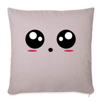 Eyes - Sofa pillowcase 17,3'' x 17,3'' (45 x 45 cm) - light taupe - Front
