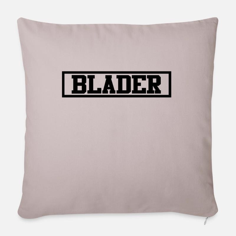 Blader - Sofakissenbezug 45 x 45 cm - helles Taupe