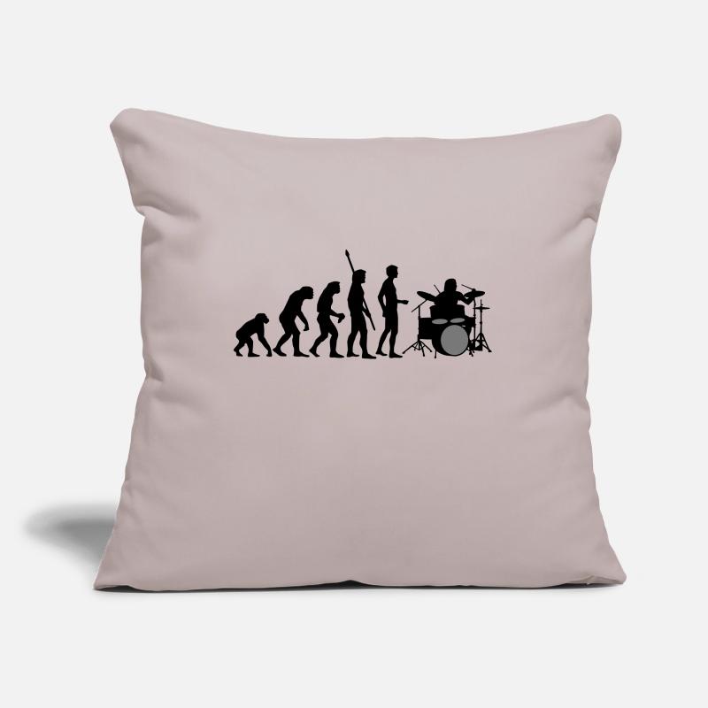 evolution_drummer_b_2c Sofakissenbezug 45 x 45 cm