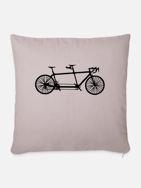 Tandem - Sofakissenbezug 45 x 45 cm - helles Taupe
