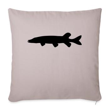 hecht__f1 - Housse de coussin décorative 45 x 45 cm - taupe clair - Devant