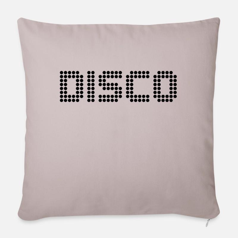Disco - Sofa pillowcase 17,3'' x 17,3'' (45 x 45 cm) - light taupe