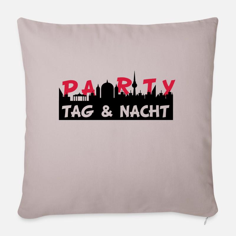 party2 - Sofakissenbezug 45 x 45 cm - helles Taupe