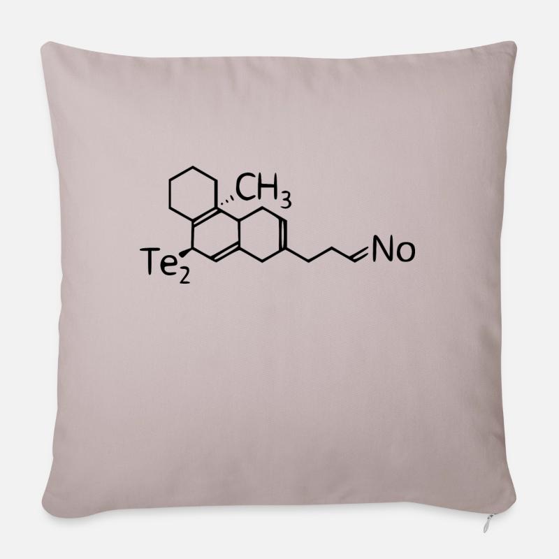 Techno - Sofa pillowcase 17,3'' x 17,3'' (45 x 45 cm) - light taupe