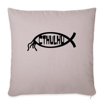 cthulhu - Sofa pillowcase 17,3'' x 17,3'' (45 x 45 cm) - light taupe - Front
