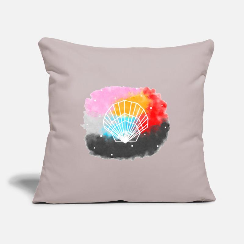 Geometric shell Housse de coussin décorative 45 x 45 cm