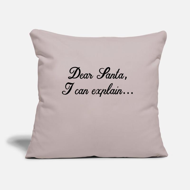 Dear Santa i can explain Christmas gift idea Sofa pillowcase 17,3'' x 17,3'' (45 x 45 cm)