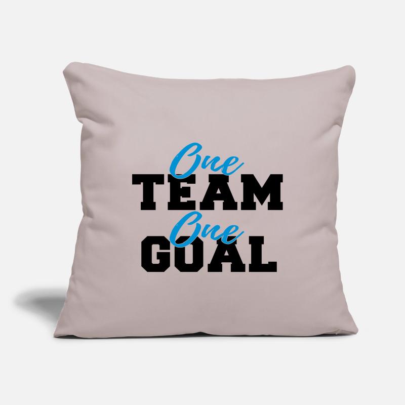Objectif de travail d'équipe Sport Objectif d'équipe Housse de coussin décorative 45 x 45 cm