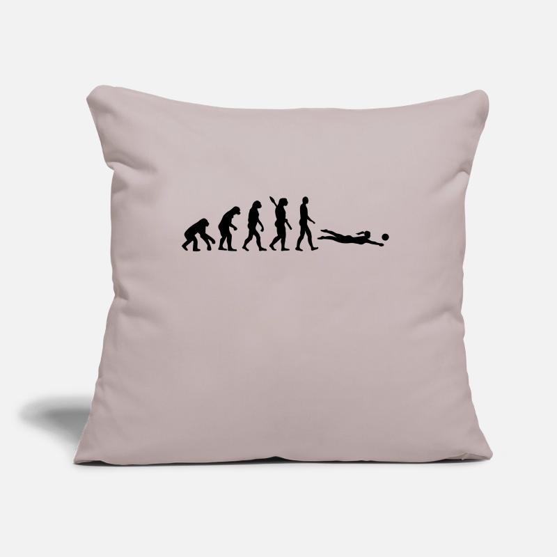 Évolution Beach volley Housse de coussin décorative 45 x 45 cm