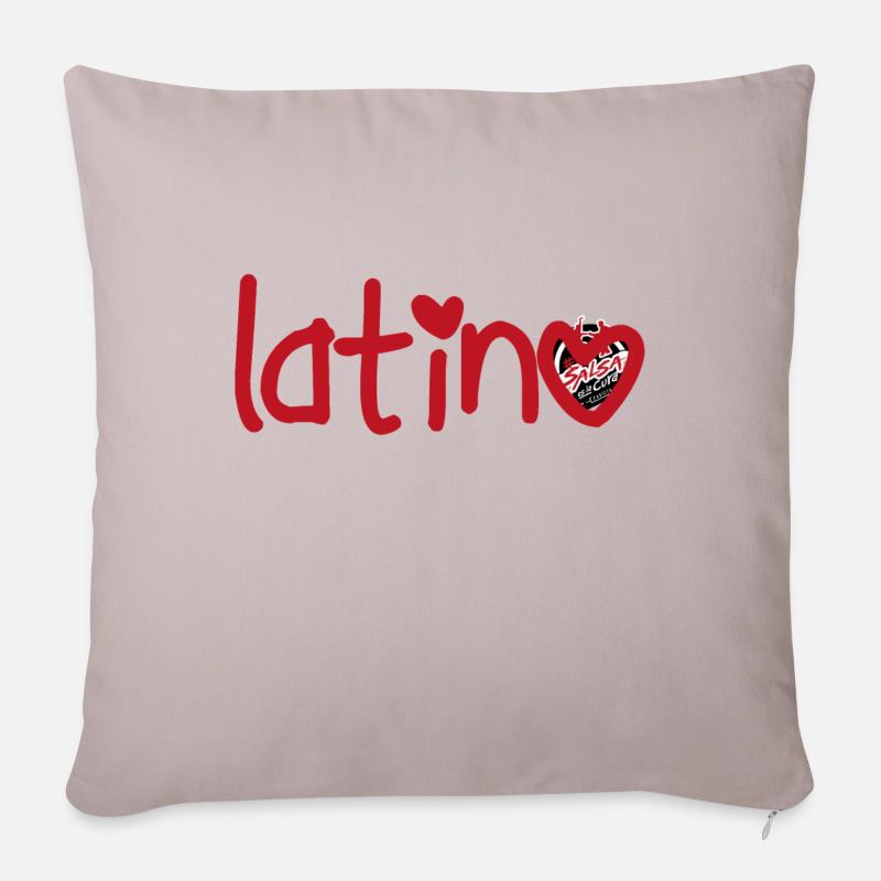 Latino Latina - Sofakissenbezug 45 x 45 cm - helles Taupe
