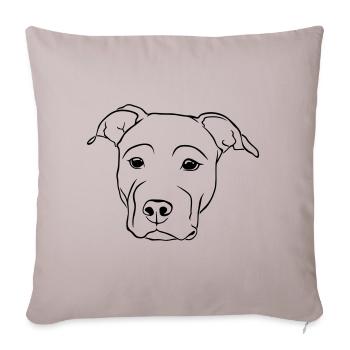 Staffie - Sofa pillowcase 17,3'' x 17,3'' (45 x 45 cm) - light taupe - Front