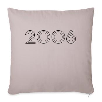 2006 - Sofakissenbezug 45 x 45 cm - helles Taupe - Vorne