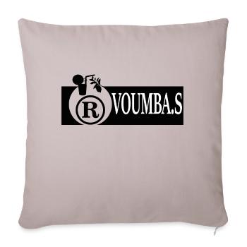 VOUMBA.S JUS - Housse de coussin décorative 45 x 45 cm - taupe clair - Devant
