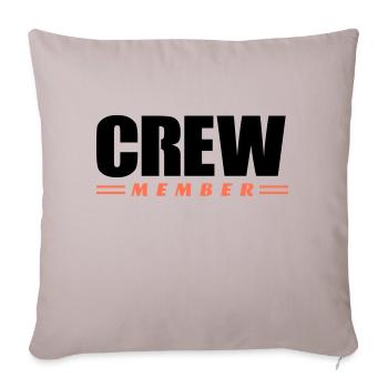 Crew Member - Sofa pillowcase 17,3'' x 17,3'' (45 x 45 cm) - light taupe - Front