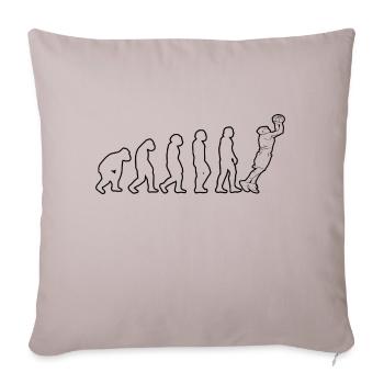 Basket-ball Équipe de basket-ball Joueurs de basket-ball - Housse de coussin décorative 45 x 45 cm - taupe clair - Devant