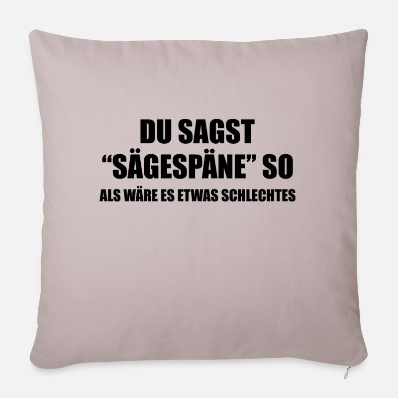 Handwerker Handyman Handwerk Werkzeug Baustelle - Sofakissenbezug 45 x 45 cm - helles Taupe