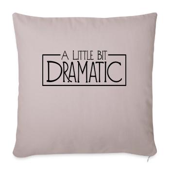 A Little Bit Dramatic - Sofa pillowcase 17,3'' x 17,3'' (45 x 45 cm) - light taupe - Front