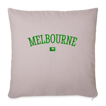 Melbourne Australia Down Under Kangaroo Koala - Sofakissenbezug 45 x 45 cm - helles Taupe - Vorne