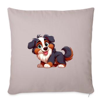 bouvier bernois 4 - Housse de coussin décorative 45 x 45 cm - taupe clair - Devant