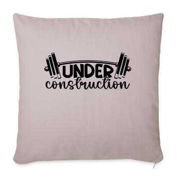 Under Construction - Sofakissenbezug 45 x 45 cm - helles Taupe - Vorne