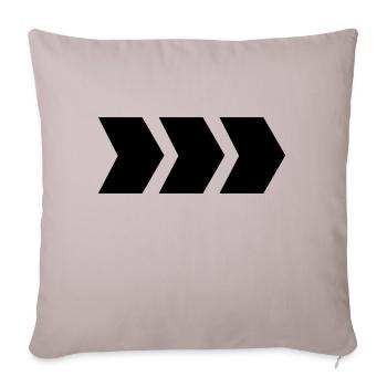 arrow - Sofa pillowcase 17,3'' x 17,3'' (45 x 45 cm) - light taupe - Front