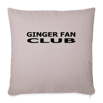 Ginger Fan Club - Housse de coussin décorative 45 x 45 cm - taupe clair - Devant
