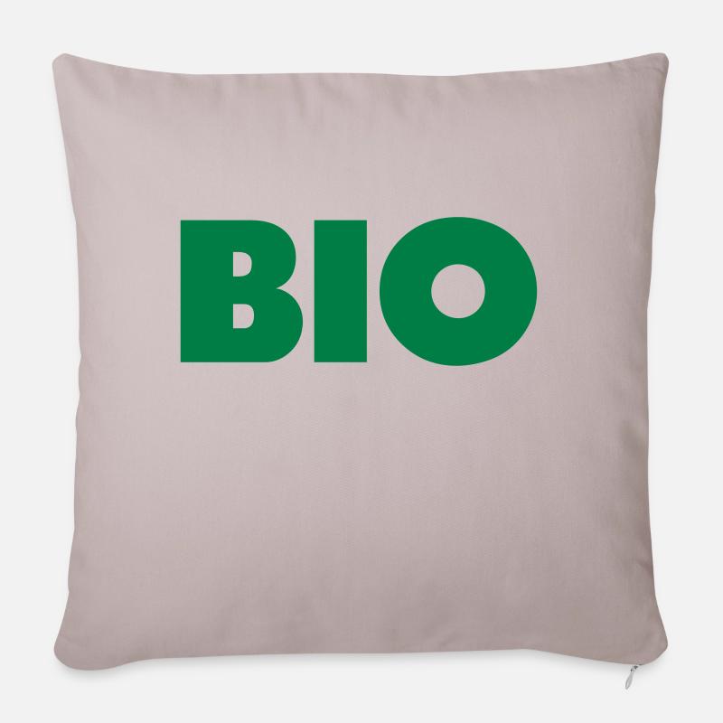 BIO - Sofakissenbezug 45 x 45 cm - helles Taupe