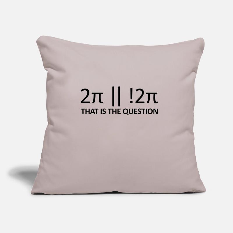 Funny Nerd Question for Programmers Coder Geeks Sofa pillowcase 17,3'' x 17,3'' (45 x 45 cm)