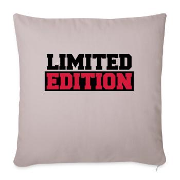 Limited Edition - Sofa pillowcase 17,3'' x 17,3'' (45 x 45 cm) - light taupe - Front