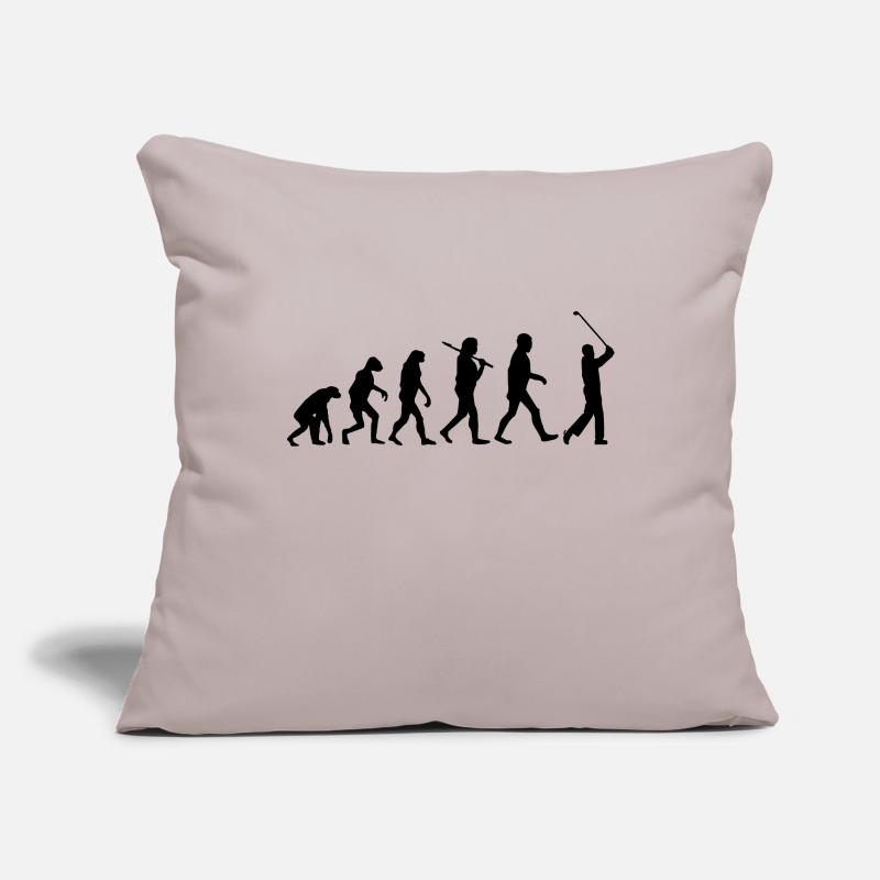 evolution golf Housse de coussin décorative 45 x 45 cm