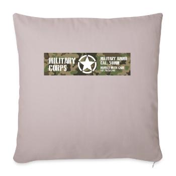 militaire - Housse de coussin décorative 45 x 45 cm - taupe clair - Devant