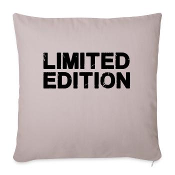 Édition limitée - Housse de coussin décorative 45 x 45 cm - taupe clair - Devant