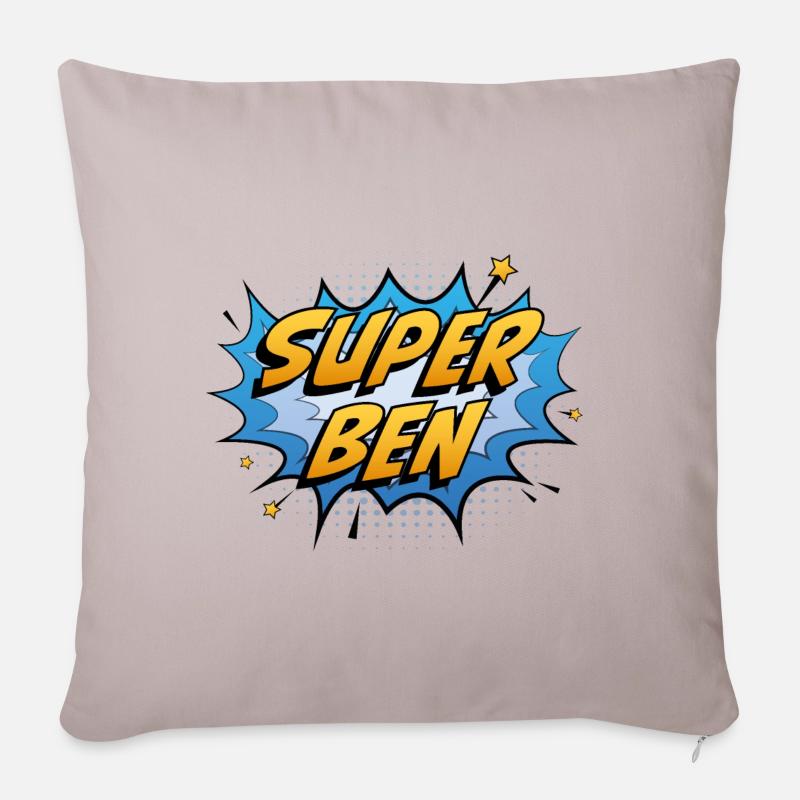 Super Ben - Sofakissenbezug 45 x 45 cm - helles Taupe