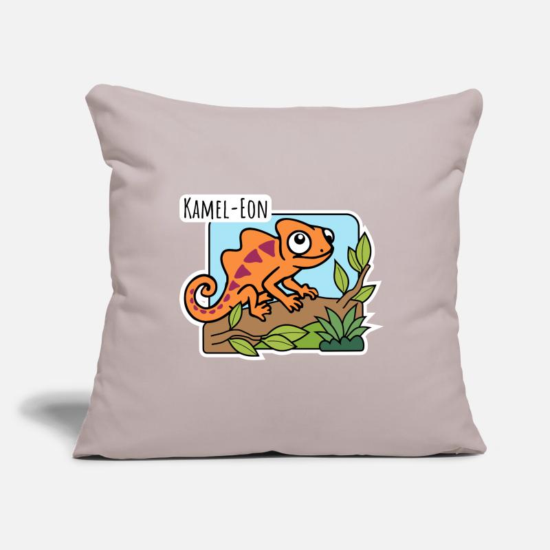 Ist ein Kamel-Eon ein Kamel oder ein Chameleon? Sofakissenbezug 45 x 45 cm