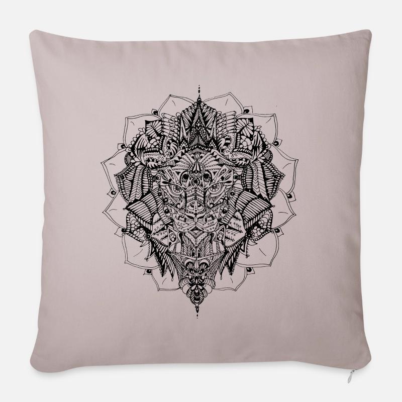 Loewe Doodle - Housse de coussin décorative 45 x 45 cm - taupe clair