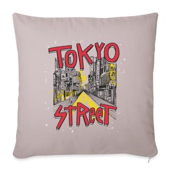 Travel To Tokyo 80s Retro Vintage - Sofakissenbezug 45 x 45 cm - helles Taupe - Vorne