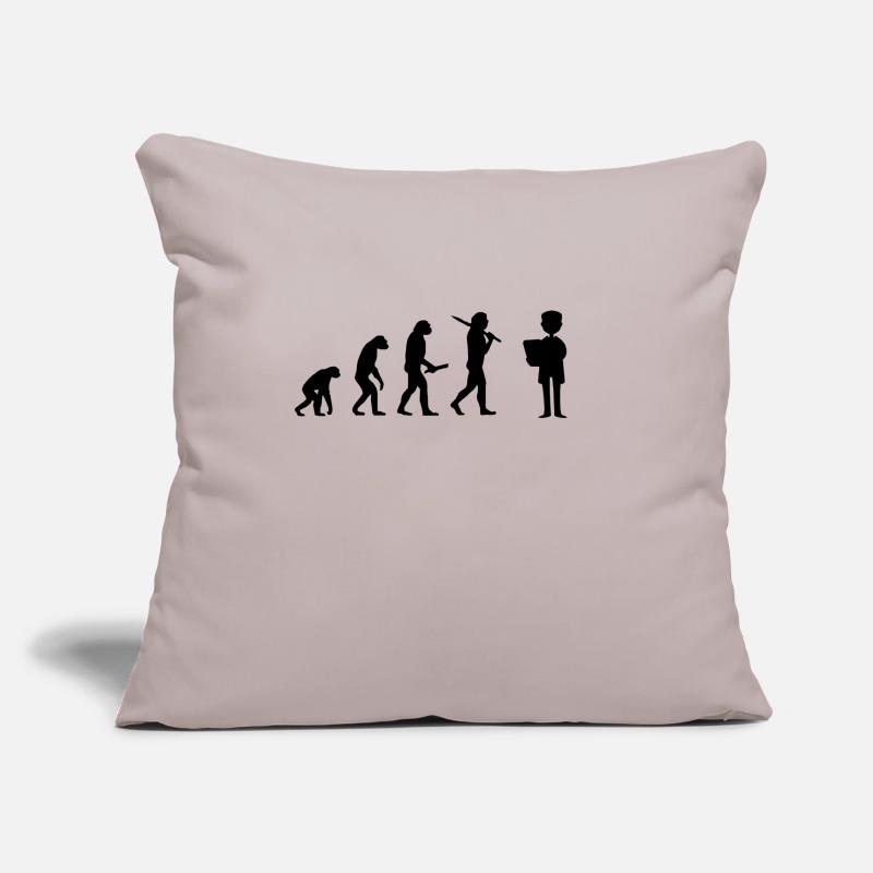 Doctor Evolution Développement du progrès Housse de coussin décorative 45 x 45 cm