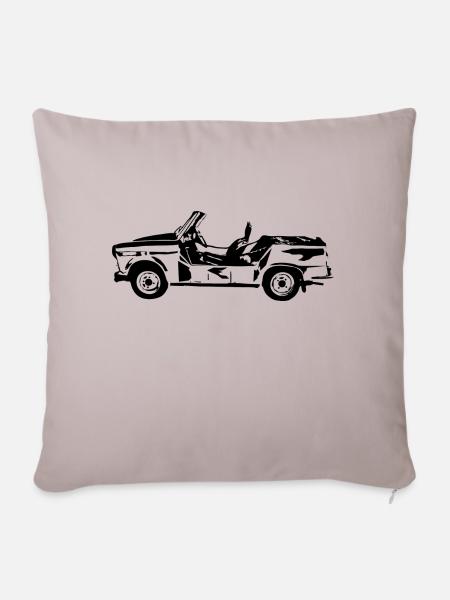 601 Kübel Trabi Kübel - Sofakissenbezug 45 x 45 cm - helles Taupe