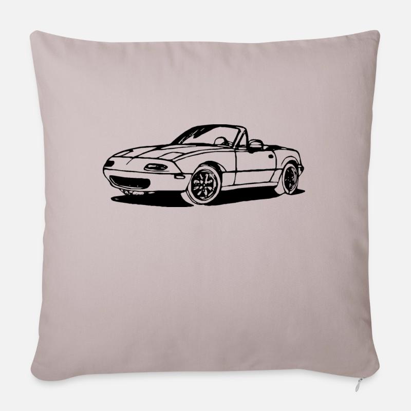CLASSIC MIATA MK1 MX5 EUNOS - Sofakissenbezug 45 x 45 cm - helles Taupe