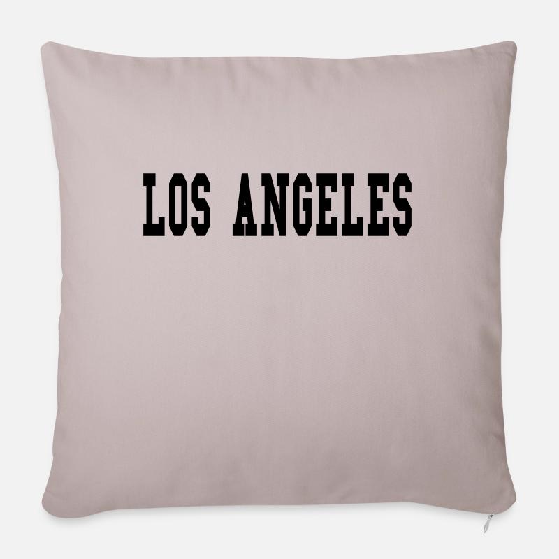 Los Angeles - Housse de coussin décorative 45 x 45 cm - taupe clair