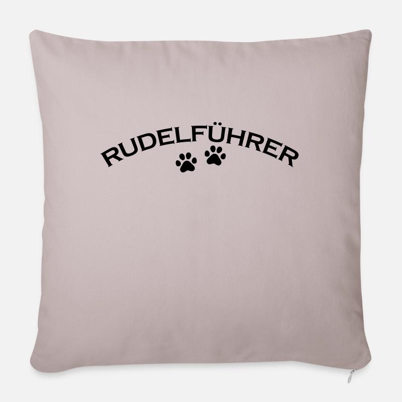 Rudelführer, 1fb - Sofakissenbezug 45 x 45 cm - helles Taupe